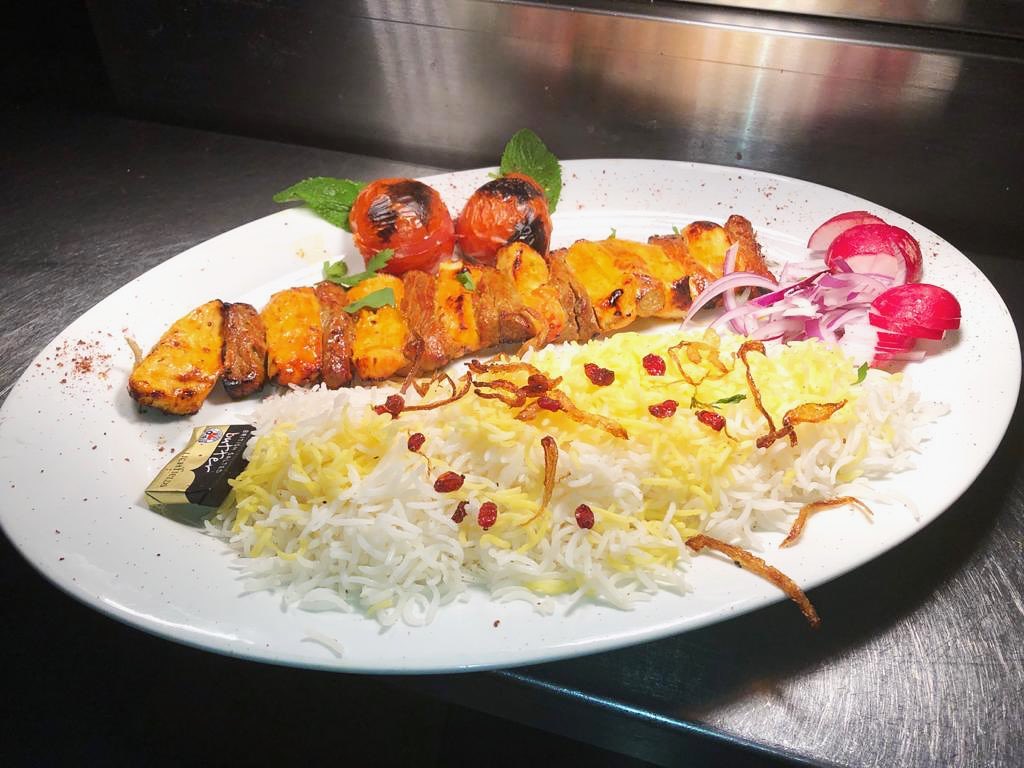 a Wide Range of Delicious Persian Dishes Served at Shandiz Restaurant in Sunderland